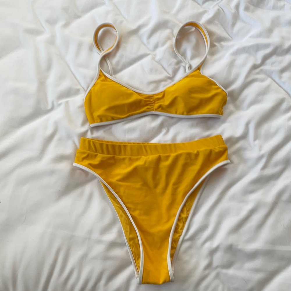 Dolce Vita yellow swimsuit